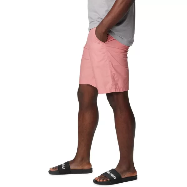 Columbia Mens Washed Out Short Cotton Classic FitPink Agave