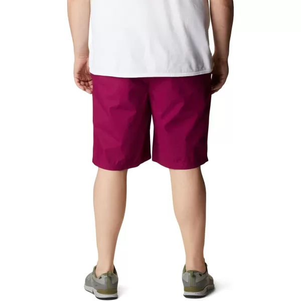 Columbia Mens Washed Out Short Cotton Classic FitRed Onion