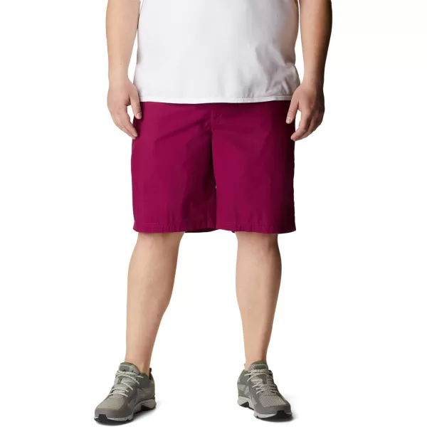 Columbia Mens Washed Out Short Cotton Classic FitRed Onion