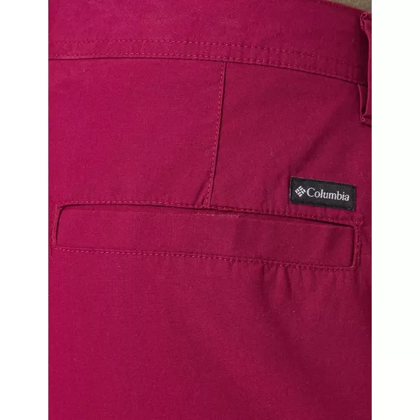 Columbia Mens Washed Out Short Cotton Classic FitRed Onion