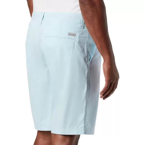 Columbia Mens Washed Out Short Cotton Classic FitSky Blue