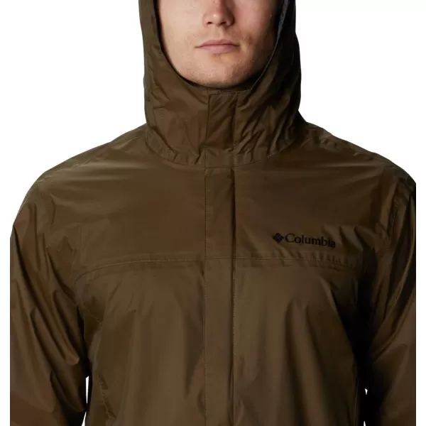 Columbia Mens Watertight II Rain JacketOlive GreenShark