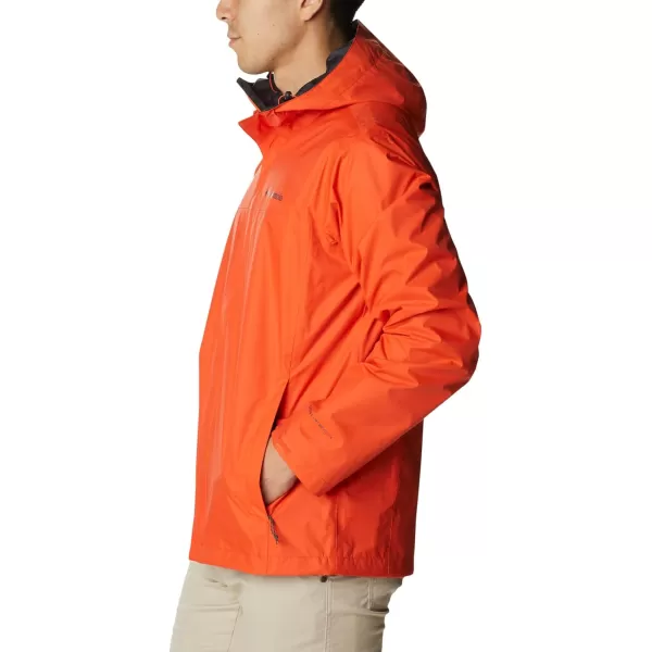 Columbia Mens Watertight II Rain JacketRed Quartz