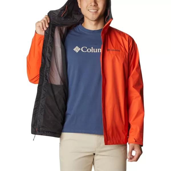 Columbia Mens Watertight II Rain JacketRed Quartz