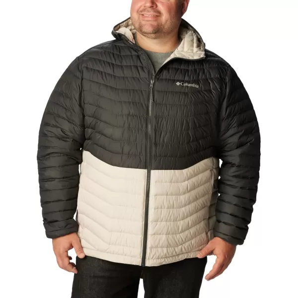 Columbia Mens Westridge Down Hooded JacketDark Stone Shark