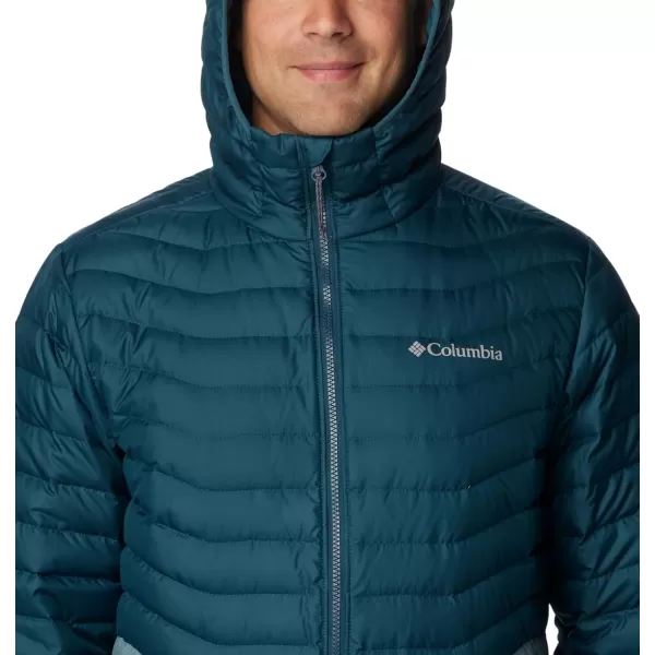 Columbia Mens Westridge Down Hooded JacketMetal Night Wave