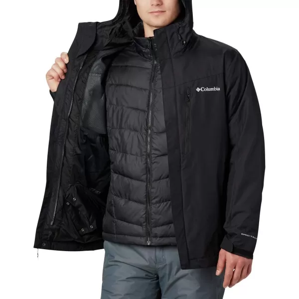 Columbia Mens Whirlibird IV Interchange Jacket Waterproof  BreathableBlack