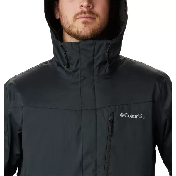 Columbia Mens Whirlibird IV Interchange Jacket Waterproof  BreathableBlack Melange