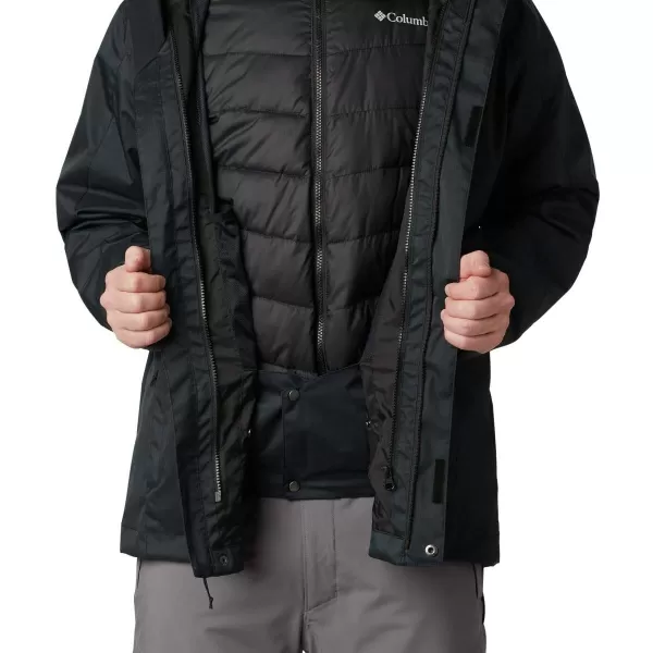 Columbia Mens Whirlibird IV Interchange Jacket Waterproof  BreathableBlack Melange