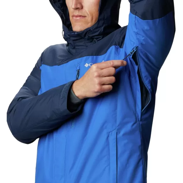 Columbia Mens Whirlibird IV Interchange Jacket Waterproof  BreathableBright IndigoCollegiate Navy