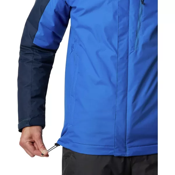 Columbia Mens Whirlibird IV Interchange Jacket Waterproof  BreathableBright IndigoCollegiate Navy