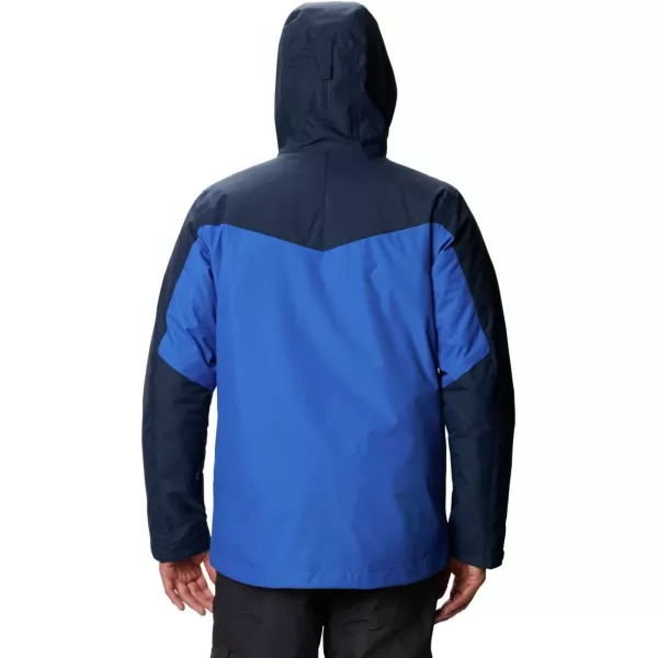 Columbia Mens Whirlibird IV Interchange Jacket Waterproof  BreathableBright IndigoCollegiate Navy