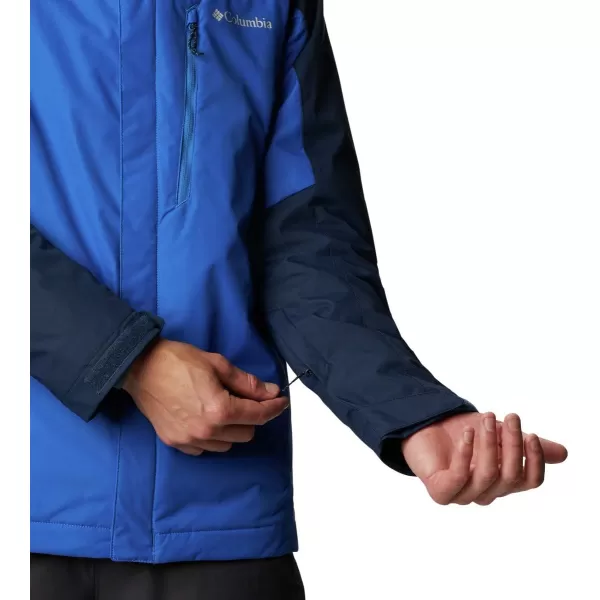 Columbia Mens Whirlibird IV Interchange Jacket Waterproof  BreathableBright IndigoCollegiate Navy