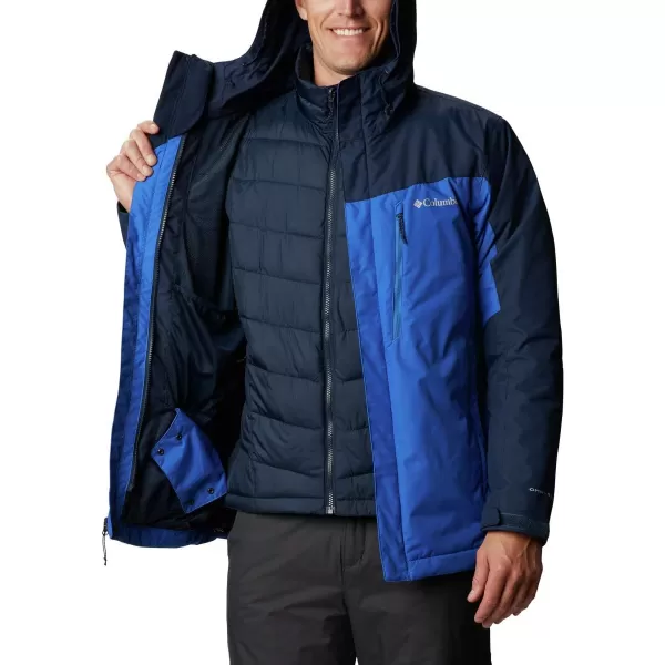 Columbia Mens Whirlibird IV Interchange Jacket Waterproof  BreathableBright IndigoCollegiate Navy