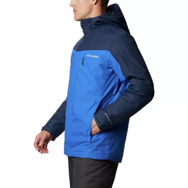 Columbia Mens Whirlibird IV Interchange Jacket Waterproof  BreathableBright IndigoCollegiate Navy