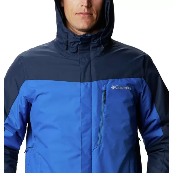 Columbia Mens Whirlibird IV Interchange Jacket Waterproof  BreathableBright IndigoCollegiate Navy