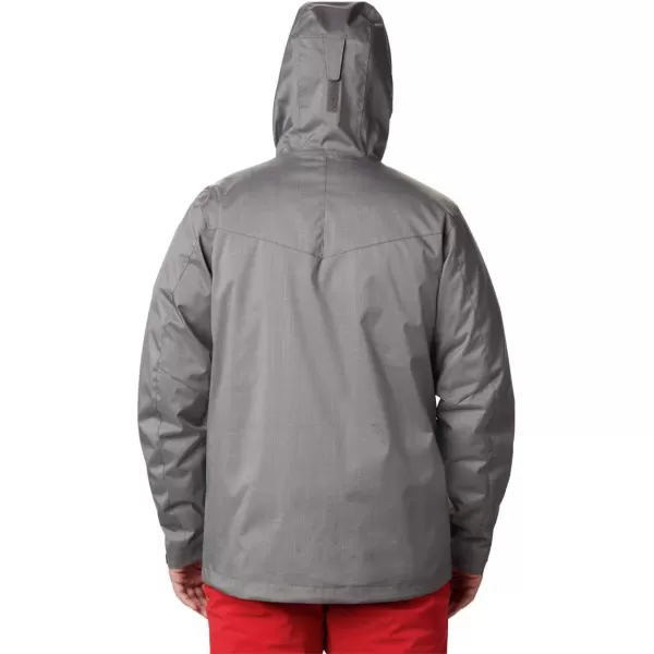 Columbia Mens Whirlibird IV Interchange Jacket Waterproof  BreathableCity Grey Melange