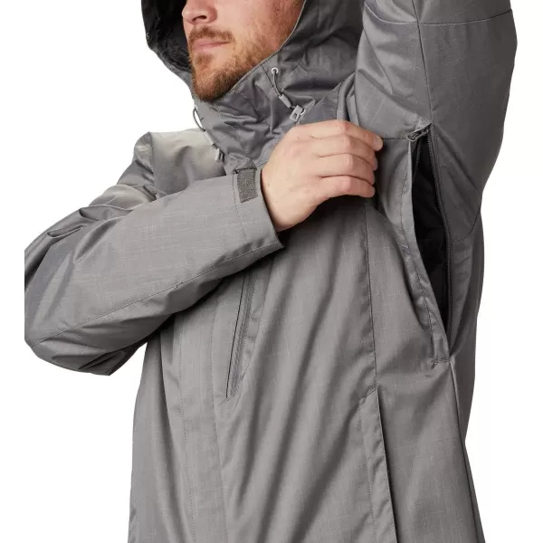 Columbia Mens Whirlibird IV Interchange Jacket Waterproof  BreathableCity Grey Melange