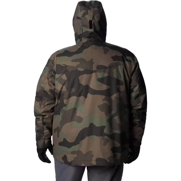 Columbia Mens Whirlibird IV Interchange Jacket Waterproof  BreathableCypress Mod Camo Print