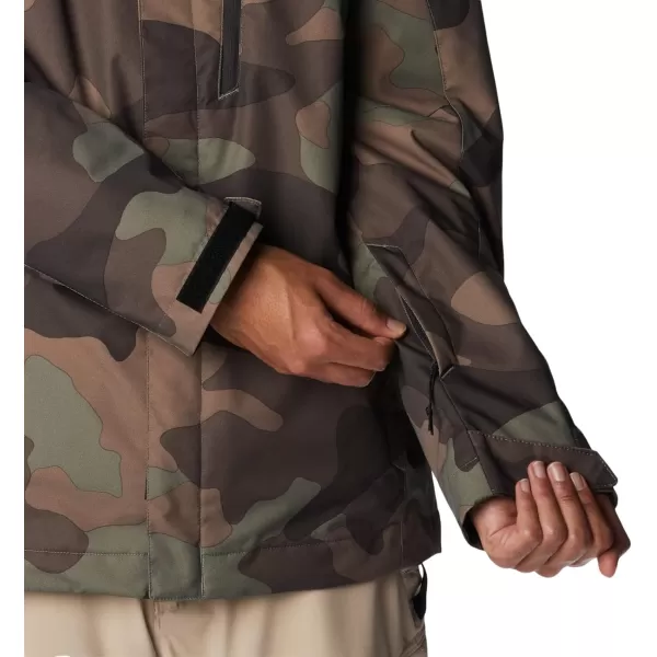 Columbia Mens Whirlibird IV Interchange Jacket Waterproof  BreathableCypress Mod Camo Print