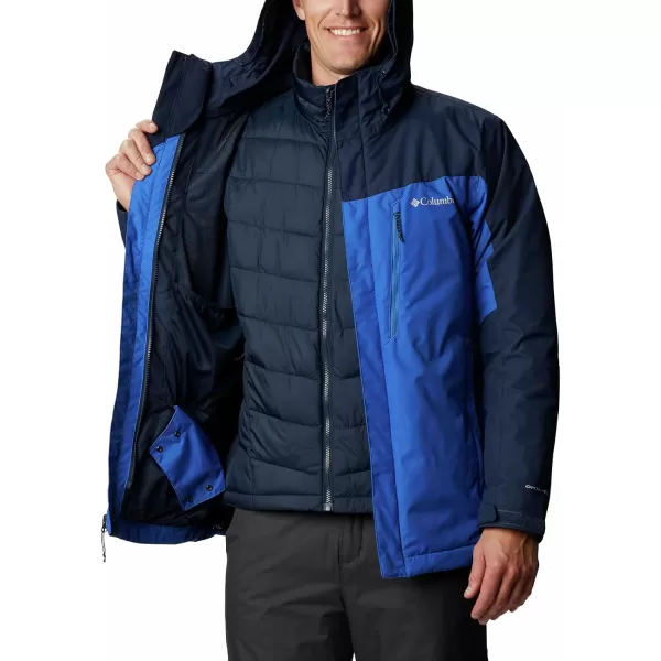 Columbia Mens Whirlibird Iv Interchange JacketBright IndigoCollegiate Navy