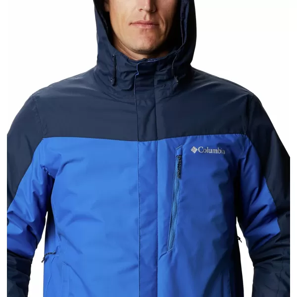 Columbia Mens Whirlibird Iv Interchange JacketBright IndigoCollegiate Navy