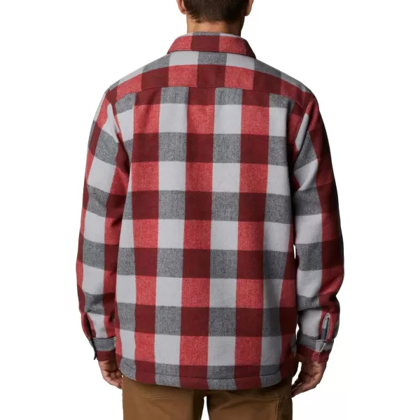 Columbia Mens Windward Ii Shirt JacketMountain Red Dimensional Buffalo