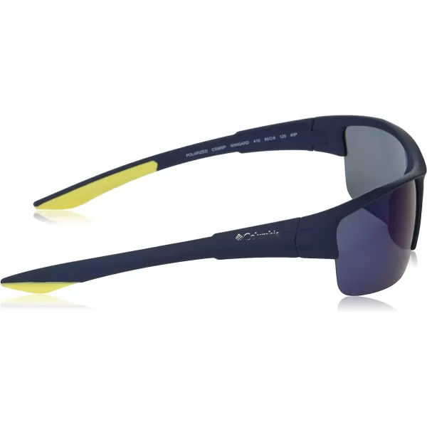 Columbia Mens Wingard Rectangular SunglassesMatte Navy