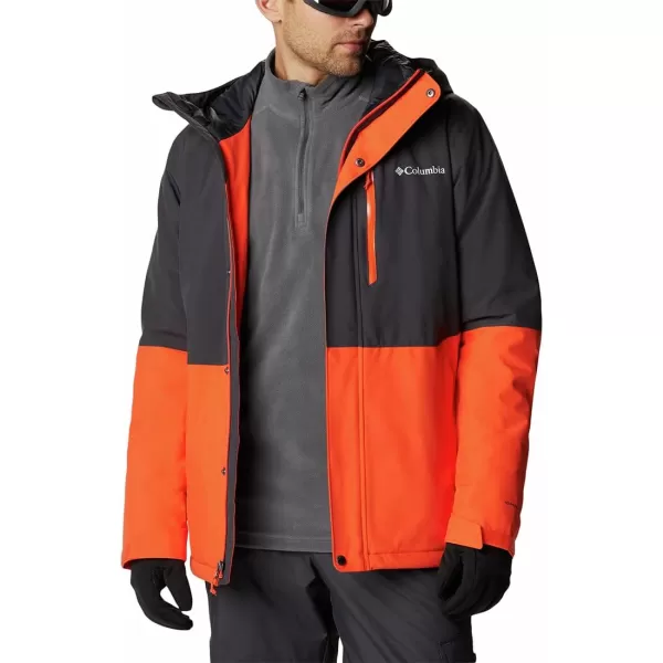 Columbia Mens Winter District JacketRed QuartzShark
