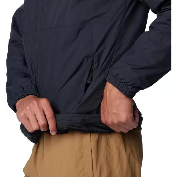 Columbia Mens Yocum Ridge Lined Wind JacketBlack