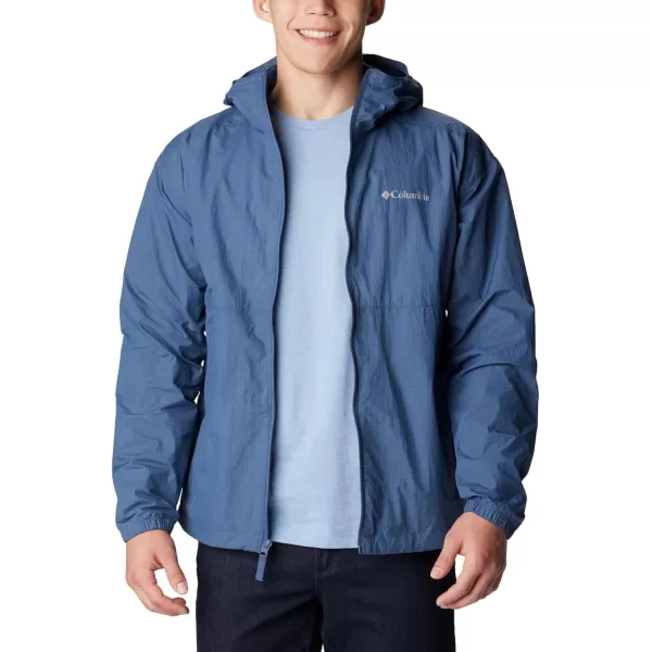 Columbia Mens Yocum Ridge Lined Wind JacketDark Mountain