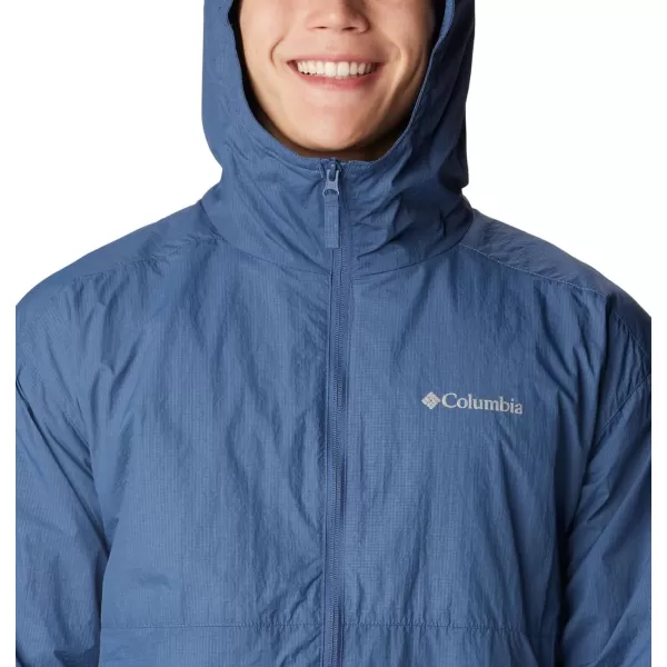 Columbia Mens Yocum Ridge Lined Wind JacketDark Mountain