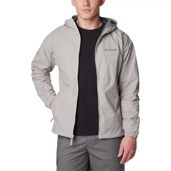 Columbia Mens Yocum Ridge Lined Wind JacketFlint Grey