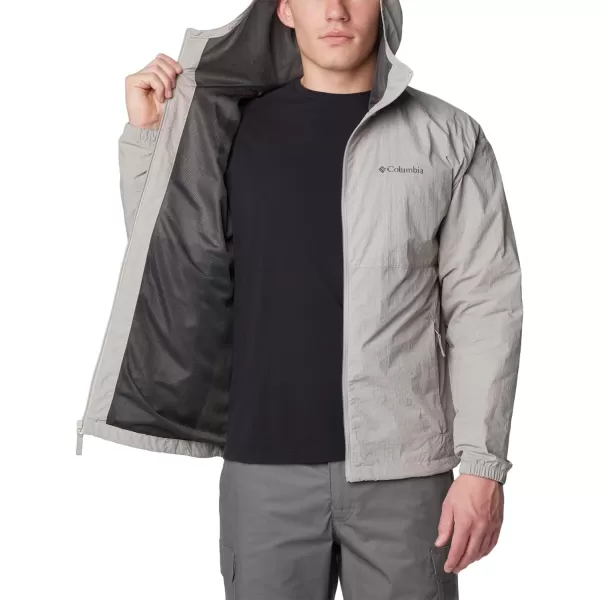 Columbia Mens Yocum Ridge Lined Wind JacketFlint Grey