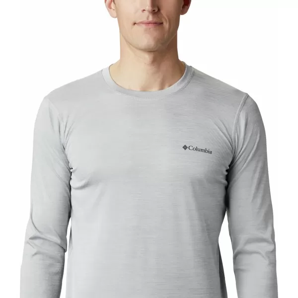 Columbia Mens Zero Rules Long Sleeve ShirtColumbia Grey Heather