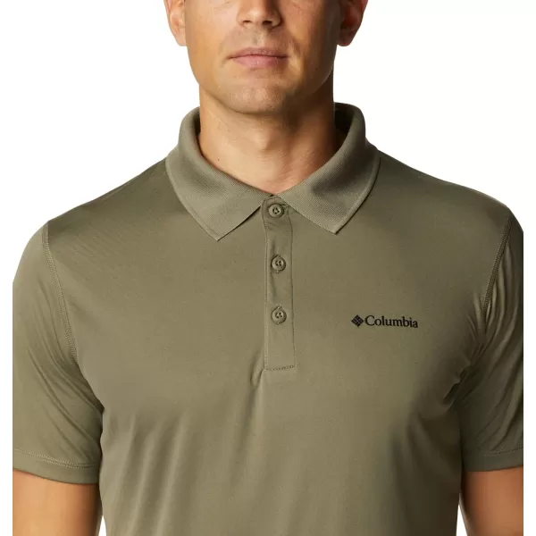 Columbia Mens Zero Rules Polo ShirtStone Green