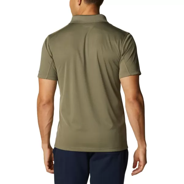 Columbia Mens Zero Rules Polo ShirtStone Green