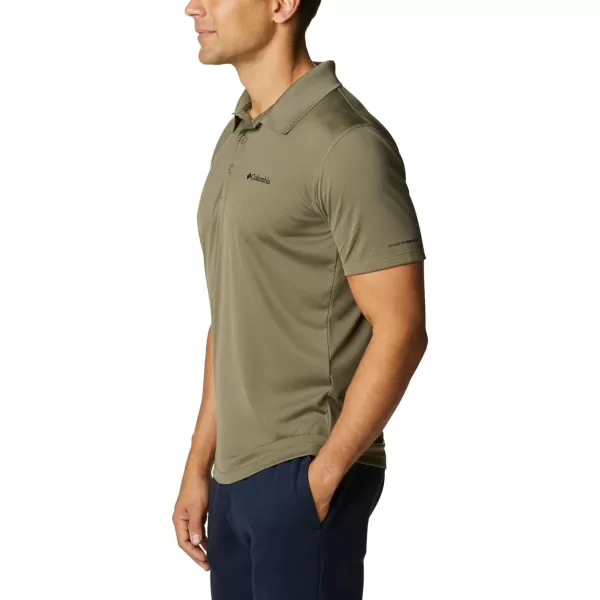 Columbia Mens Zero Rules Polo ShirtStone Green