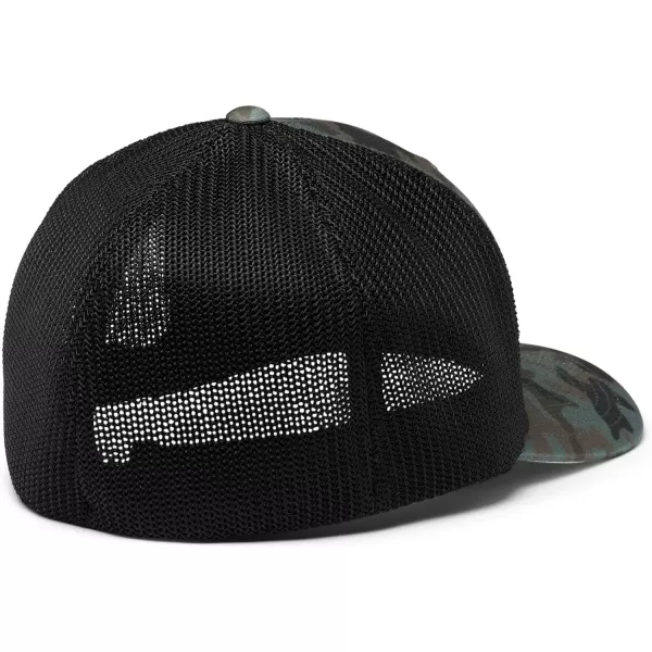 Columbia Mesh Ball CapBlack Trad CamoPatch