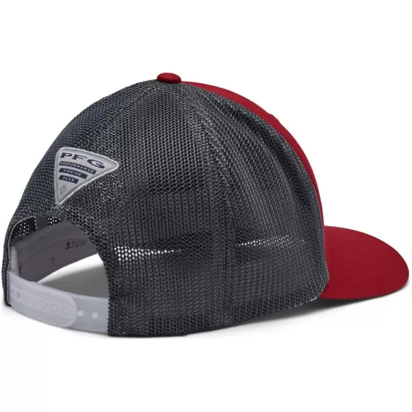 Columbia Mesh Snap BackHigh CrownAla  Red VelvetCharcoal