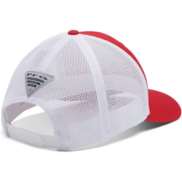 Columbia Mesh Snap BackHigh CrownNebraska Cornhuskers Neb  Bright Red