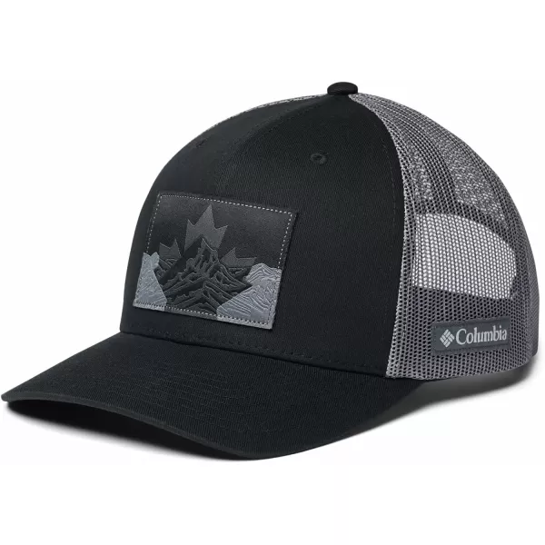 Columbia Mesh Snap BackHighBlack Canadian Rockies