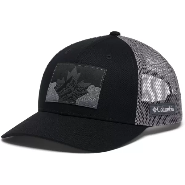 Columbia Mesh Snap BackHighBlack Canadian Rockies