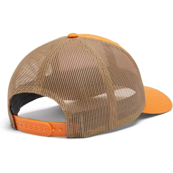 Columbia Mesh Snap BackHighBright Orange Delta Mt Hood Circle