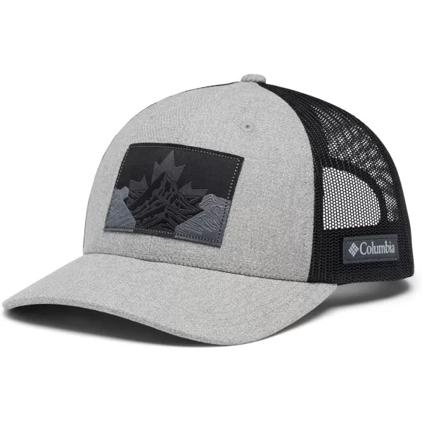 Columbia Mesh Snap BackHighColumbia Grey Heather Canadian Rockies