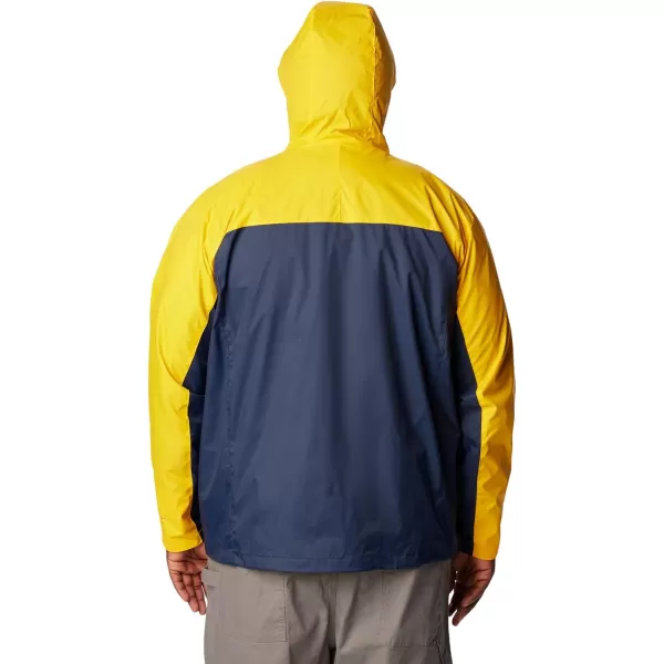 Columbia NCAA mens Glennaker Storm JacketWest Virginia Mountaineers Wv  Mlb Gold Collegiate Navy