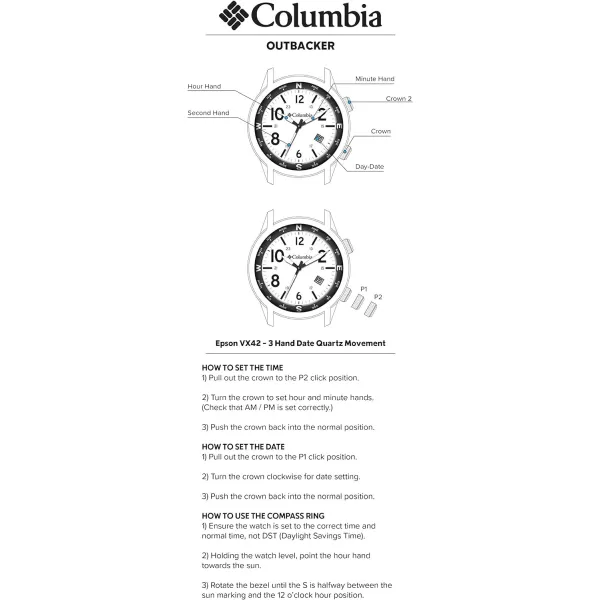 Columbia OUTBACKER Texas Longhorns Mens Stainless Steel Watch with Stainless Steel BraceletColumbia OUTBACKER Texas Longhorns Mens Stainless Steel Watch with Stainless Steel Bracelet