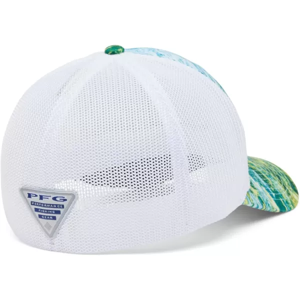 Columbia PFG Camo Mesh Ball CapGulf StreamDeepsea Fade