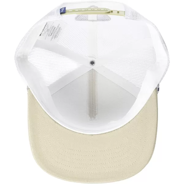 Columbia PFG Flat Brim Snap BackFossilWhiteon the Line