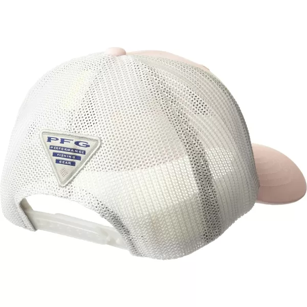 Columbia PFG Logo 110 Snap BackSatin PinkWhite